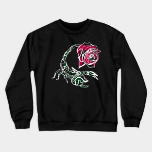 Single Line - Scorpio (White) Crewneck Sweatshirt